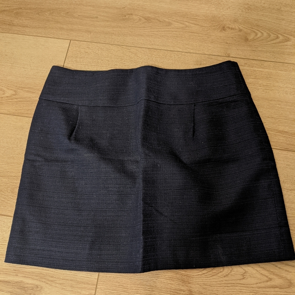 J Crew Navy Skirt